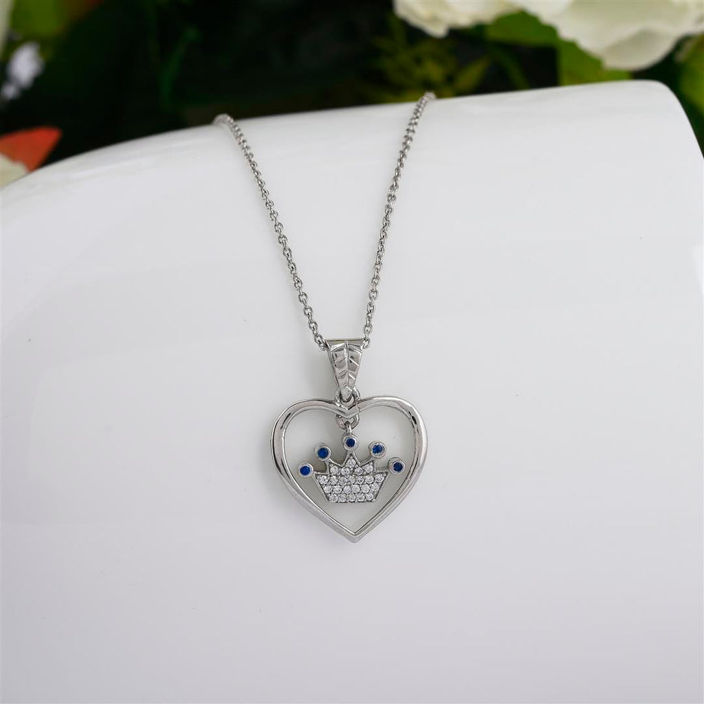 Pure 925 Silver Ruler of Hearts Pendant